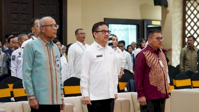 Sekda Sulsel, Jufri Rahman, menghadiri forum diskusi &ldquo;Sulsel Talk&rdquo; yang digelar Kantor Perwakilan BI Sulsel.
