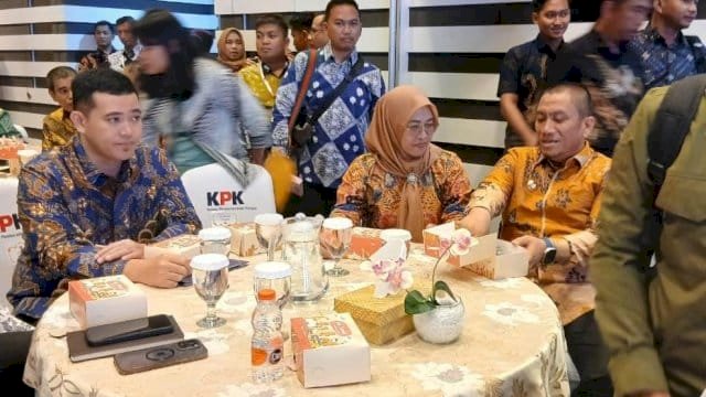 Bupati Lutim Ibas Hadiri Rakor Pemberantasan Korupsi Daerah di Kantor KPK.