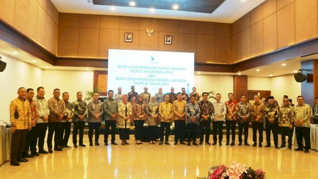 Bupati Suwardi bersama Walikota Se-Sulselbar Hadiri RUPST Tahun Buku 2024 dan RUPSLB Tahun 2025.