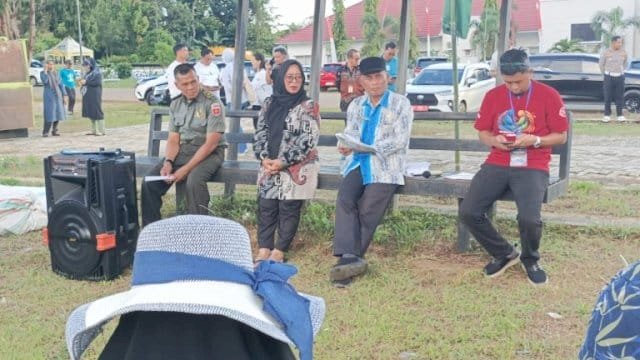Wakil Bupati Luwu Timur, Hj. Puspawati Husler menghadiri dan memantau langsung jalannya rapat persiapan panitia Hari Jadi Kabupaten Luwu Timur ke 22.