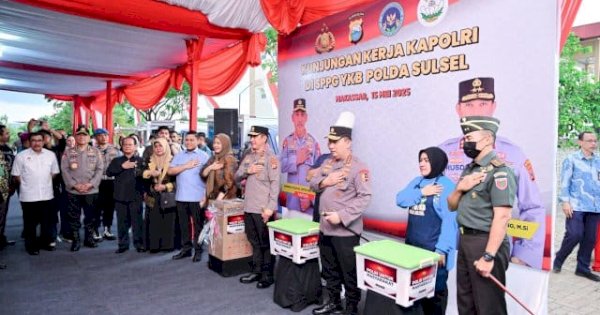 Wagub Sulsel Dampingi Kapolri Tinjau SPPG, Inovasi Polri Dukung Gizi Anak Sekolah
