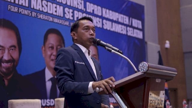 Sekretaris DPW NasDem Sulsel, Syaharuddin Alrif.