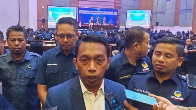 Sekretaris DPW Partai NasDem Sulsel, Syaharuddin Alrif.