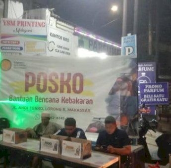 Tanggap Bencana, Plt Dirut PDAM Makassar Hamzah Ahmad Pastikan Penyaluran Air Bersih ke Warga Terdampak Kebakaran di Tamalate