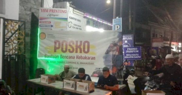 Tanggap Bencana, Plt Dirut PDAM Makassar Hamzah Ahmad Pastikan Penyaluran Air Bersih ke Warga Terdampak Kebakaran di Tamalate
