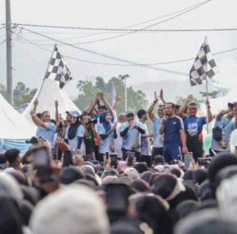 Ribuan Peserta Meriahkan Fun Run Anti Mager Sulsel di Malili, Gubernur dan Bupati Ibas Turut Meramaikan