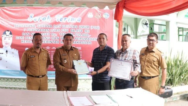 Perumahan di Makassar Serahkan PSU, Munafri : Komitmen Pemkot Ciptakan RTH