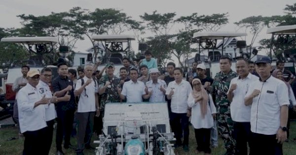 Brigade Pangan Sidrap Dapat Tambahan Alsintan, Bupati: Manfaatkan Sebaik Mungkin!