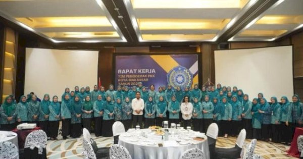 Pimpin Raker TP PKK Kota Makassar, Melinda Aksa Tekankan Transparansi Berbasis Digital