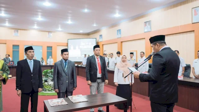 Bupati Uji Nurdin Lantik Direktur Perseroda dan Direktur PDAM Bantaeng.