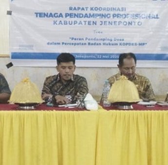 Pemkab Jeneponto Perkuat Peran Pendamping Desa dalam Percepatan Pembentukan Badan Hukum Koperasi-MP