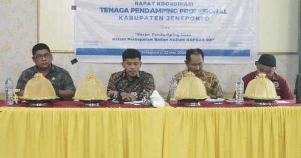Pemkab Jeneponto Perkuat Peran Pendamping Desa dalam Percepatan Pembentukan Badan Hukum Koperasi-MP