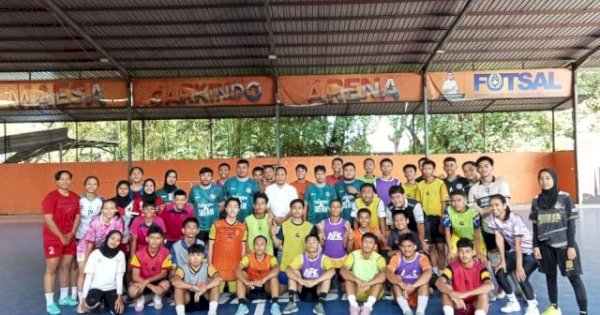 Pantau Seleksi Akhir, Ketua Koni Makassar Ismail Yakin Tim Futsal Pertahankan Medali Emas di Porprov XVIII