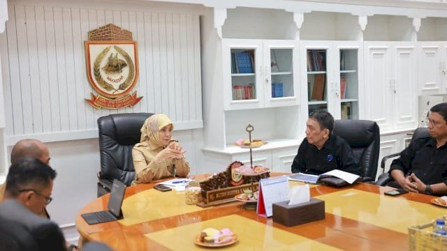 Wakil Wali Kota Makassar, Aliyah Mustika Ilham, menerima kunjungan audiensi dari PT Rukmaya Tungga Kanaka.