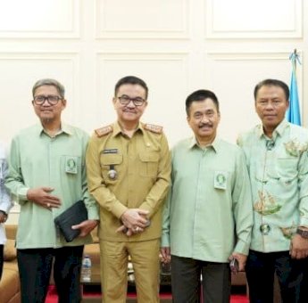 Sekda Jufri Rahman Terima ISMI Sulsel, Bahas Persiapan Muswil ke-3