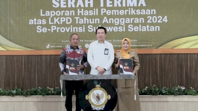 Pemkab Sidrap Raih Wajar Tanpa Pengecualian (WTP) atas Laporan Keuangan Pemerintah Daerah (LKPD) Tahun Anggaran 2024.