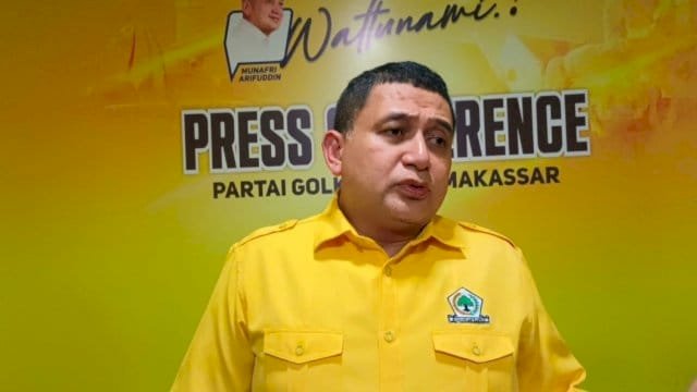 Ketua DPD II Golkar Makassar, Munafri Arifuddin.