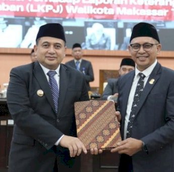 Jaga Soliditas Eksekutif-Legislatif, Munafri-Aliyah Kompak Hadiri Paripurna Terkait LKPJ 2024