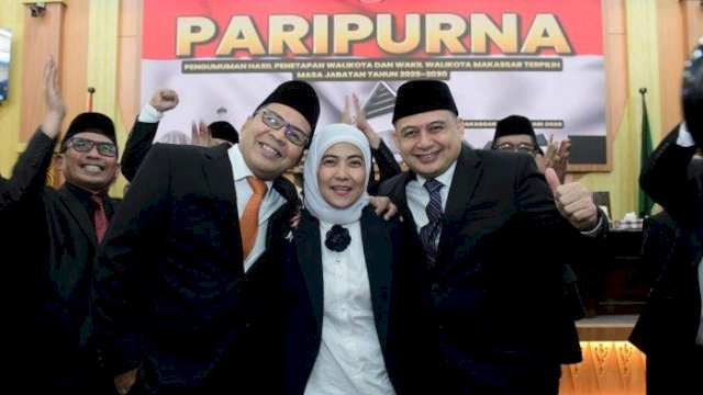 Danny-Appi Harmonis di Paripurna Penetapan MULIA di DPRD Makassar