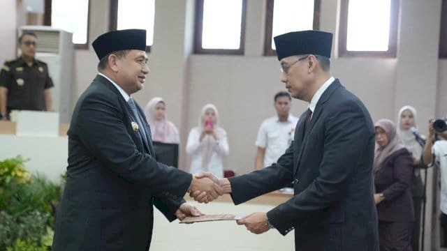 Munafri Lantik Sekda Definitif, Tegaskan Akselerasi Program Asta Cita Presiden