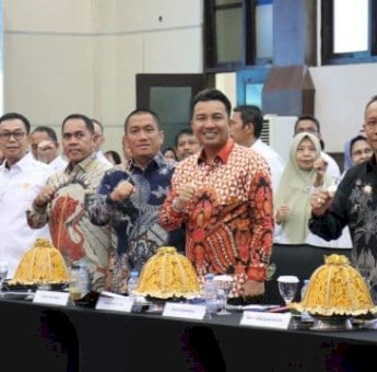 Bupati Lutim Ibas Hadiri HLM TPID dan TP2DD Sulsel