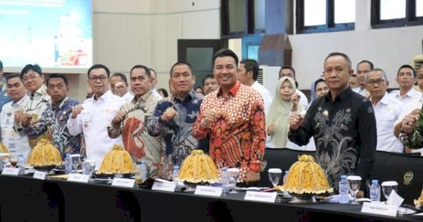 Bupati Lutim Ibas Hadiri HLM TPID dan TP2DD Sulsel