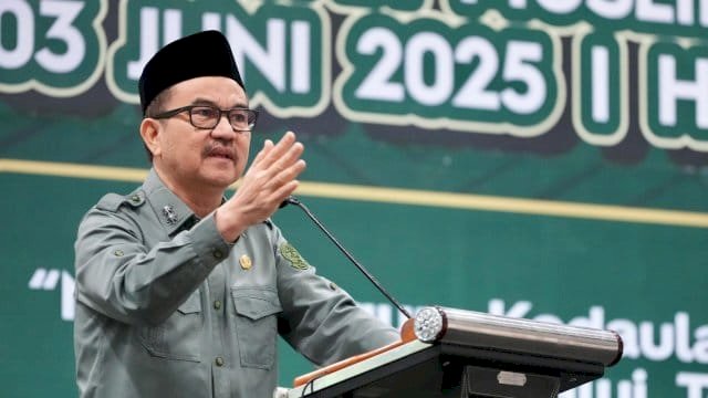 Sekretaris Daerah Provinsi Sulawesi Selatan, Jufri Rahman, secara resmi membuka Muswil ke-3 ISMI Sulsel.