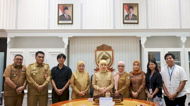Wakil Wali Kota Makassar, Aliyah Mustika Ilham menerima audiensi dari Panitia Pelaksana Ajang Apresiasi Duta GenRe (Adujak) Kota Makassar.