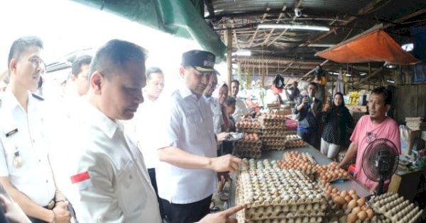 Jelang Idul Adha Munafri Pantau Kestabilan Harga Bahan Pokok di Pasar Terong