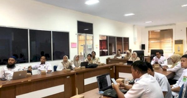 Pemkab Lutim Lakukan Evaluasi Pelaporan Penerapan SPM Triwulan I TA 2025 secara Virtual