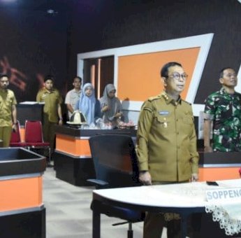 Bupati Soppeng Suwardi Rakor Percepatan Swasembada Pangan Musim Kemarau 2025 Secara Daring