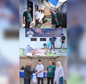 PDAM Makassar Kurban 12 Ekor Sapi, Sumbangkan ke Panti Asuhan hingga Pekerja Outsourcing, Plt Hamzah Ahmad: Bentuk Kepeduliaan Kepada Sesama!