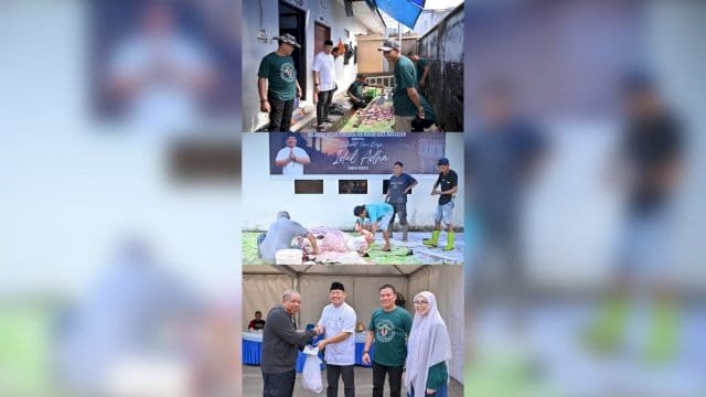 PDAM Makassar Kurban 12 Ekor Sapi, Sumbangkan ke Panti Asuhan hingga Pekerja Outsourcing, Plt Hamzah Ahmad: Bentuk Kepeduliaan Kepada Sesama!