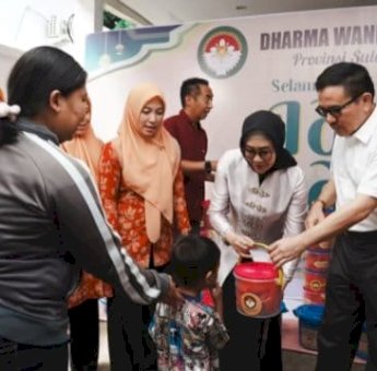 DWP Sulsel Salurkan Daging Kurban untuk Anak Stunting dan Kaum Dhuafa