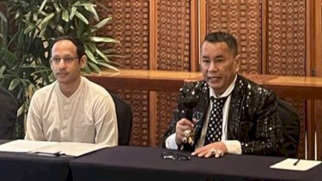 Didampingi Hotman Paris, Nadiem Bicara soal Dugaan Korupsi Pengadaan Laptop