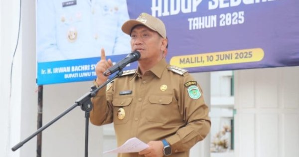 Peringati Hari Lingkungan Hidup, Bupati Ibas Gerakkan ASN Lutim Kurangi Sampah Plastik