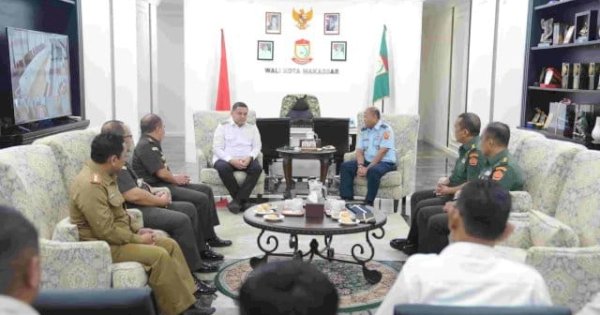 Asisten Pidana Militer Kejati Sulsel Audiensi dengan Wali Kota Makassar, Perkuat Hubungan Lintas Sektor