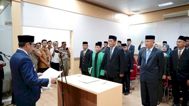 Wabup Selle Lantik Andi Muhammad PJ Sekda Soppeng