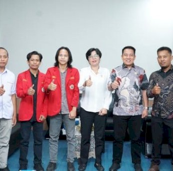 Waka DPRD Tyna Haji Ti&rsquo;no Terima Audiens Hipma Gowa, Bahas Sinergi Program Kedepan