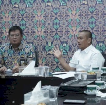 Bupati Lutim Ibas Rakor Penataan Gerbang Batas Kota Bersama BBPJN Kementerian PUPR