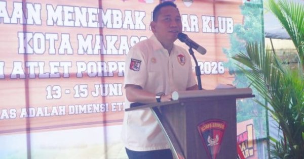 Ketua Koni Hadiri Kejuaraan Menembak Antar Klub Se Makassar, Jadi Bagian Penting Menuju Pra Porprov 2025