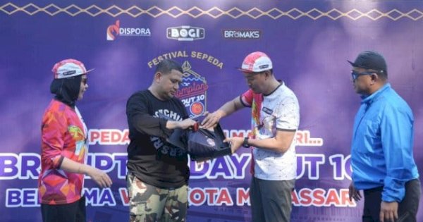 Wali Kota Munafri Lepas Komunitas Brompton Day Out, Makassar Siap Sambut Ribuan Tamu