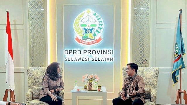 Ketua DPRD Sulsel Rachmatika Dewi Terima Kunjungan Kepala Kanwil VI KPPU, Hasiholan Pasaribu.