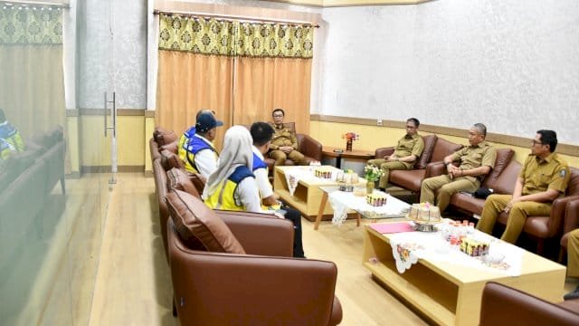 Bupati Soppeng Sambut Audiensi Ditjen PS Kemensos RI Terkait Lokasi Persiapan Sekolah Rakyat.