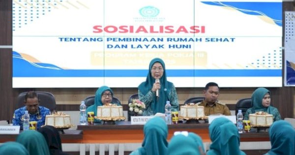 Ketua PKK Melinda Aksa Ajak Kader Jadi Penggerak Rumah Sehat dan Layak Huni