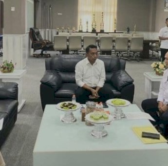 Syaharuddin Alrif Bersama Kepala BRMP Serealia Kementan Bahas Percepatan Swasembada Pangan di Sidrap