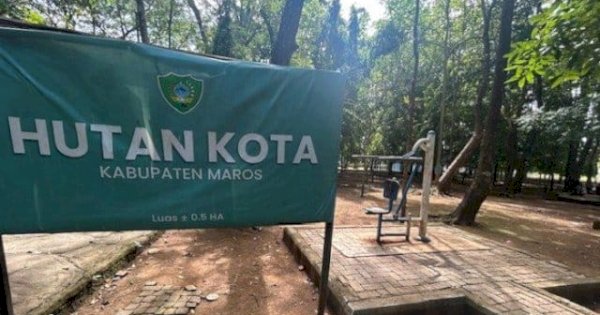 Banyak yang Rusak, Pemkab Maros Segera Perbaiki Alat Olahraga di Hutan Kota
