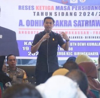 Odhika Cakra Perjuangkan Infrastruktur dan Jaminan Kesehatan Warga Biringkanaya