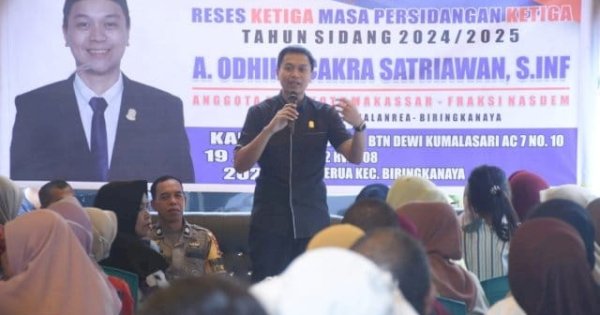 Odhika Cakra Perjuangkan Infrastruktur dan Jaminan Kesehatan Warga Biringkanaya