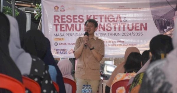 Waka DPRD Makassar Eric Horas Tekankan Pendidikan Layak untuk Semua saat Reses di Maccini Parang